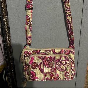 Vera Bradley floral shoulder tote